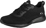 Skechers Bobs Squad Tough Talk, Scarpe da Ginnastica Donna, Black Engineered Knit Trim Blk, 41 EU