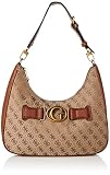 GUESS AVIANA HOBO, hell-braun(lattecognac), Gr. -