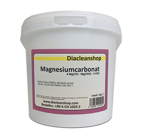 Magnesia Chalk Magnesiapulver Magnesiumcarbonat - Pharmaqualität - 1kg