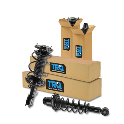 Image of TRQ Front and Rear Strut & Coil Spring Assembly Set Driver & Passenger Sides Compatible with 03-08 Toyota Corolla