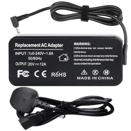 Chargeur 240W de remplacement pour ASUS ROG et TUF résolvant les pannes de batterie