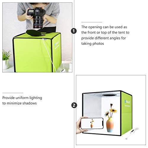 UKCOCO Caixa de EstÃºdio de Fotografia DobrÃ¡vel PortÃ¡til DobrÃ¡vel Fotografia Tiro Luz Barraca Ane