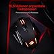 Redragon M913 Impact Elite Wireless Gaming Maus, 16000 DPI Verkabelte/Kabellose RGB Maus mit 20 Programmierbaren Tasten, 45 Std. Batteriebetrieb und Optischem Pro-Sensor, 12 Seitentasten MMO-Maus