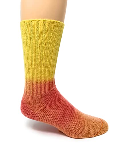 Image of WARRIOR ALPACA SOCKS - Ribbed Casual Everyday Alpaca Wool Crew Socks For Men And Women
