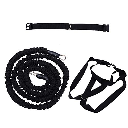 Abaodam Faixa de treino elástica para yoga com corda de puxar para exercícios
