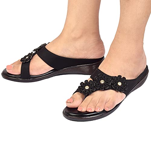 Image of XE Looks Comfortable Soft Wedge Slippers For Women