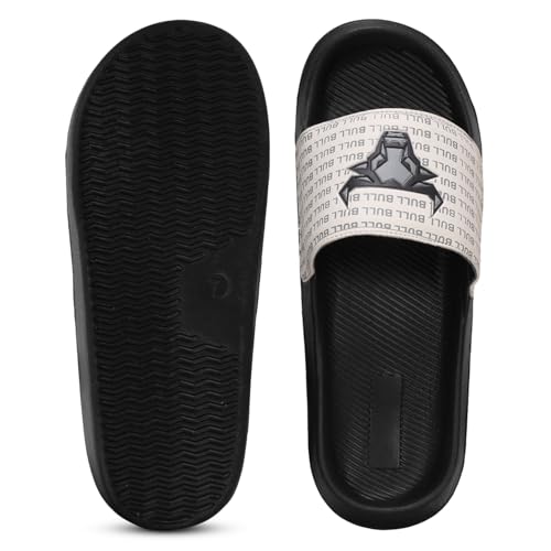 Image of PERY-PAO Sliders for Men | Lightweight Comfortable Boys Slippers | Flip-Flops White | Black | Sea Green | Red