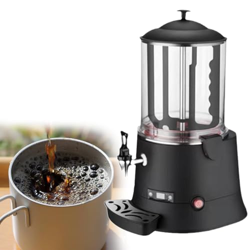 Beachtiful Dispensador de Chocolate de 10 l con Pantalla LED, Máquina Eléctrica para Calentar Chocolate Caliente, para Calentar Chocolate, Café, Leche, Té y Jugo