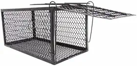 Ratoeira Armadilha Pega Rato Gaiola Grande Com Mola Roedores Captura Eficiente Para Controle De Pragas Em Ambientes Internos E Externos Com Design Seguro E Reutilizável Para Pequenos Roedores