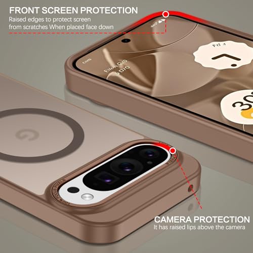 Coque Google Pixel 9 Pro XL translucide bronze pour vos déplacements - 4