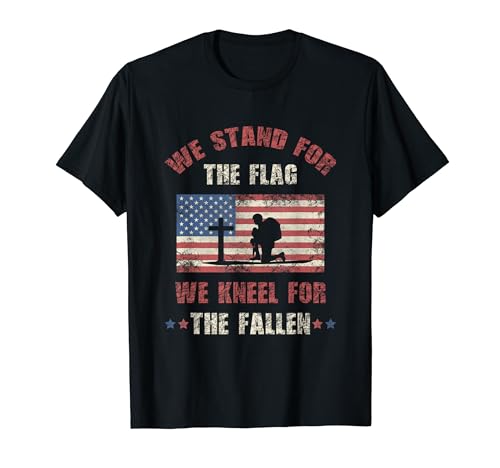 American Flag T-Shirt Military Veteran USA Patriotic Gift T-Shirt
