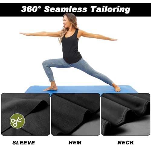 Image of Toulite 4 Pcs Thermal Tank Tops Women Underwear Tops Sleeveless Undershirt for Women Cotton Camisole Warm Base Layer