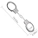 Heavy Duty Toy Metal Handcuffs with Keys - 6 PACK Stainless Steel Bulk Fake Hand Cuffs Accessories Supplies Party Favors