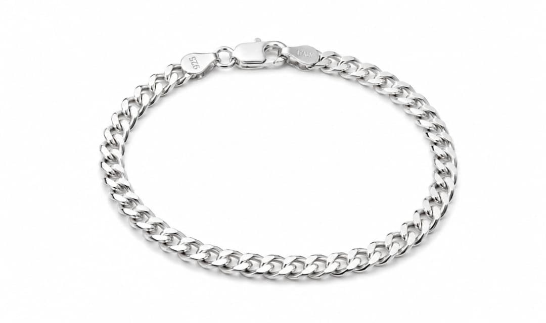 92.5 Silver Bracelet for Men & Boys | Hallmarked Pure Silver Chain Bracelet | Stylish Daily Wear Bracelet | Premium Gift for Men-image-34
