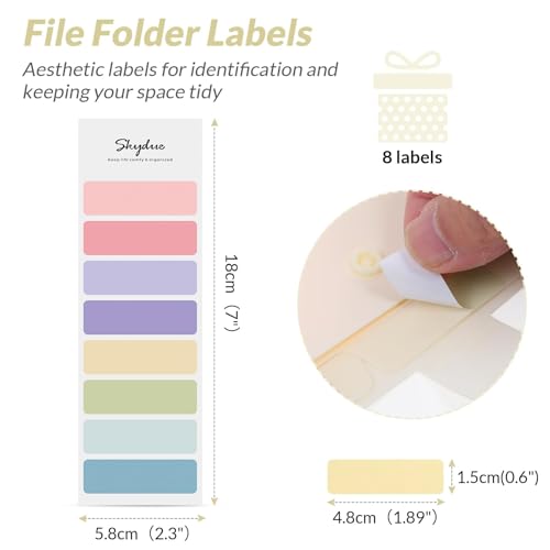 Image of SKYDUE Expanding File Organizer with 5 Pockets, Accordion File Folders with Labels, Portable Document Paper Bill Receipt Organizer, Home College School Office Supplies, Letter Size,Apricot