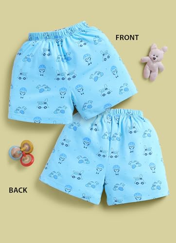 Image of LuvLap Baby Boys & Girls 100% Cotton Shorts Set Pack of 5