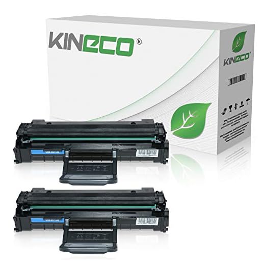 2 Toner kompatibel mit Samsung ML-1640 ML1640 ML-2240 ML-2241, ML-1641, ML-1645 - MLT-D1082S/ELS - Schwarz je 1.500 Seiten