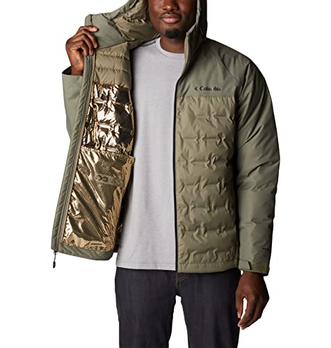 Image of Columbia Men Omni-Heat Inifnity Grand Trek II Hooded Hiking and Trekking Down Jacket