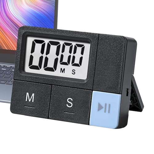 Digitaler Küchentimer – magnetischer Timer für Küche, Zeitmanagement-Werkzeug mit HD-Display für Yoga, Pflege, Meetings, Sport, Studium und Arbeit