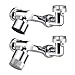 LIAMOS 1080° Large Angle Rotating Sink Faucet Splash Filter Universal Rotating Tap Extender Robotic Arm Faucet Adaptor Bathroom Tools,for Extra Durability(1)