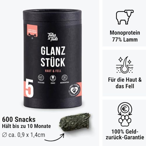 Tales & Tails Glanzstück Haut und Fell-Snack für Hunde - 1 Dose 325g