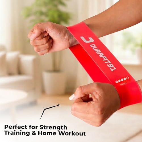 Image of Resistance Bands Set of 3(Medium to Ultra Heavy) Booty Bands for Unisex | Mini Loop Hip Bands for Toning Glute, Leg & Squat Training | Exercise Bands for Gym, Yoga, Pilates, Fitness