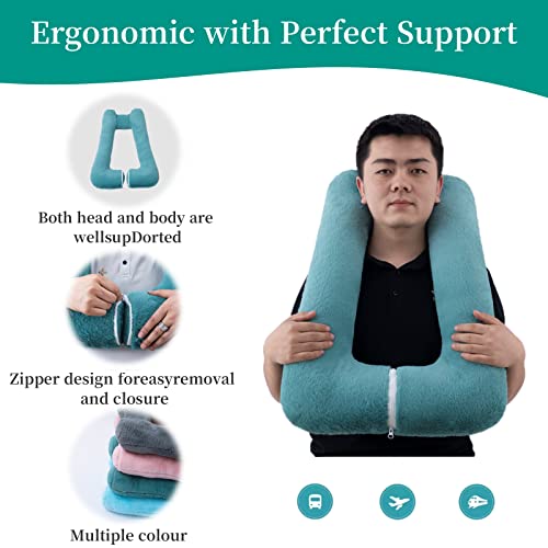 Image of FHSGGP Travel Pillow Upgraded Version of Aircraft Travel Neck Pillow