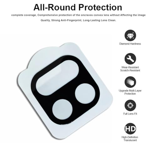Image of FabeKee Camera Lens Protector Compatible With Realme 16 Pro Plua 9H Tempered Glass, Anti-Scratch, HD Clear, Easy Installation, Ultra-Thin Camera Lens Protection