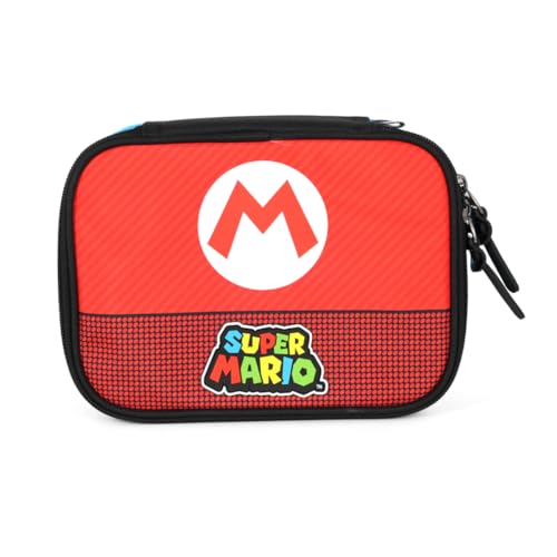 Estojo Escolar Infantil Juvenil Pens Super Mario by Luxcel (VERMELHO)