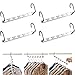 Price comparison product image Ipow Metal Wonder Magic Clothes Closet Hangers Clothing Organizer - 4 Pack