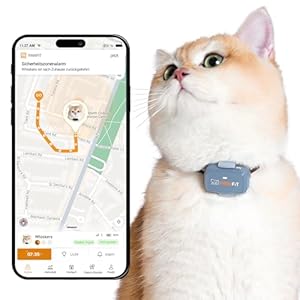 Pawfit Lite 4G GPS-Tracker für Katzen Fliedergrau