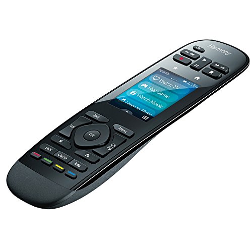 Logitech Harmony Remote With Customizable Touch Screen And Closed Cabinet Rf Control - Black (Renewed) #TOP3