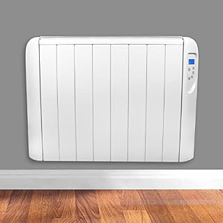 Futura Eco Panel Heater 24 Hour 7 Day Timer 1000W  2000W Wall Mounted Lot 20 Low Energy Electric Heater for home Slimline Electric Radiator Efficient Convector Heater Digital thermostat (2000W)
