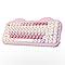 YUNZII C75 Wireless Mechanical Keyboard,75% Layout, Hot-Swappable NKRO,BT5.0/2.4G/USB-C Mode,Dye-Sub PBT MOA Keycaps,RGB Gasket Mount,Cute Cake Design for Mac/Win/Gaming (Pink, Candy Switch)