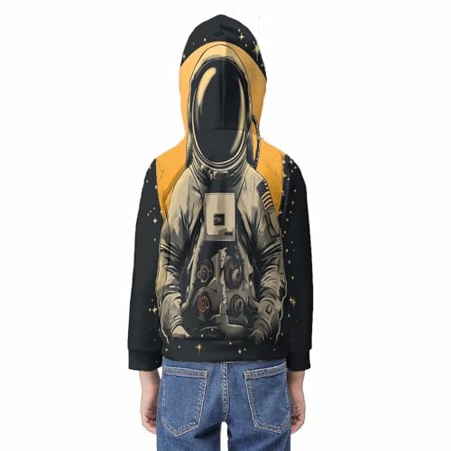 Hoodie astronaute pour garçons de 13-15 ans avec pull à imprimé 3D - 6