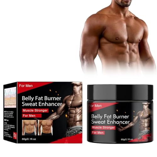 Crema Quema Grasa Abdominal, Crema Adelgazante Abdominal, Cremas Reductora Abdomen Hombre, Cremas de Masaje Moldeadora Corporal, Quema Grasa Vientre, Hot Cream, Cream Anticelulitica, 60g