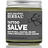 Ora's Amazing Herbal Natural Tattoo Salve,Tattoo Aftercare Balm for New & Old Inked Skin, Moisturizing & Itch Soothing Cream, Petroleum Free & Color Restoring Tattoo Ointment, 4oz, USA made