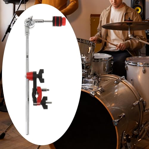 Pince de support batterie et rallonge métallique pour accessoires de percussion - 6