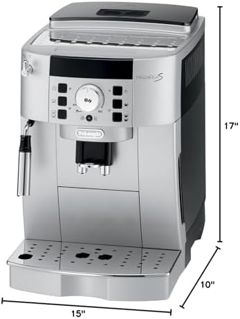 Delonghi ECAM23120SB Magnifica S Express Super Automatic Espresso Machine, Silver - Thumbnail 4