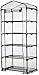 Serre de Jardin PE Plastique Tente abri Garden Greenhouses 5 niveaux à l' extérieur Serre, Wirk- in White Hiver Jardin Plantes Suptive Chaud Grand-Housses, avec étagères, for jardin extérieur jardin