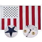 TOPFLAGS American Peace Flag Embroidered Civil Peace Flag 3x5 Ft in USA Heavy Duty Outdoor Made of P