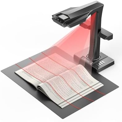 CZUR ET MAX Professional Book Scanner, 38MP Document Camera, Lase...