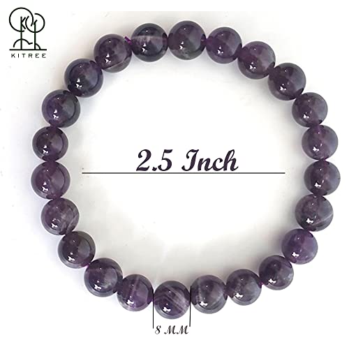 Image of HEALING AND SEMI-PRECIOUS CRYSTAL STONE BRACELET 8 MM ROUND FOR FENSHUI