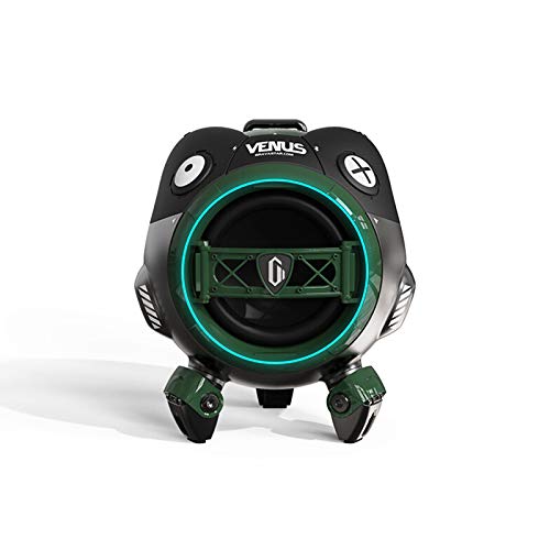 Gravastar Portable Bluetooth Lautsprecher, wasserdicht, Wireless Stereo Soundbox, Tragbarer 360° Stereo Lautsprecher Sound, für Heim/Outdoor, Dusche, Party, Urlaub,Grün Cover