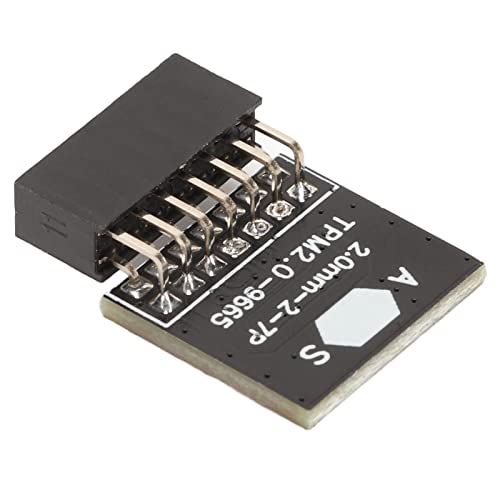 TPM2.0 Module SPEC 14 Pin Module Support DDR4, DDR3, 2x7P Security Module for 11 Motherboards, for X570, B550, A520 Series