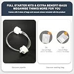 MegaWise Powerful and Compact Vacuum Sealer Machine One-Touch Automatic Food Sealer - Image 5