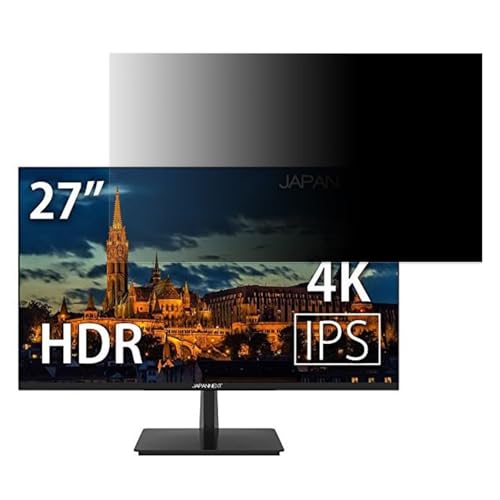JAPANNEXT JN-IPS2704UHDR 27�C���` 16:9 �Ή� �`�����h�~�t�B���^�[ �v���C�o�V�[�t�B���^�[ �u���[���C�g�J�b�g ���˖h�~ PC �p�\�R�� ���j�^�[ �̂������h�~ ��ʕی�t�B���� �ی�V�[�g ���E�ȒP ���ʎg�p