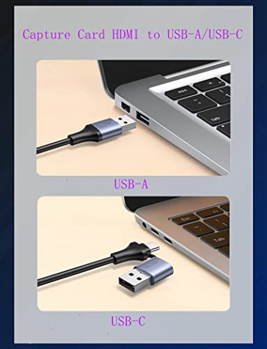 Image of Capture Card, 2023 4K 60HZ Audio Video HDMI Capture Card，HDMI to USB 3.0 / USB C 1080P 60HZ Capture Card,Capture Card for Streaming /Nintendo Switch /PS3 /PS4 /YouTube /Xbox /Camera /PC /OBS