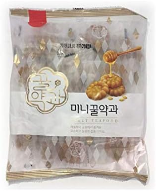 Samlip Korean Traditional Sweet Mini honey Yak Gwa Cookies 200 g x 3 Pack (total 600g)