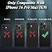 TMIDVFV Compatible with iPhone 16 Pro Max Case, with Belt Clip Holster Heavy Duty Magnetic Wireless Charging Full Body Protection Kickstand Cover for iPhone 16 Pro Max 6.9 inch Phone（Black